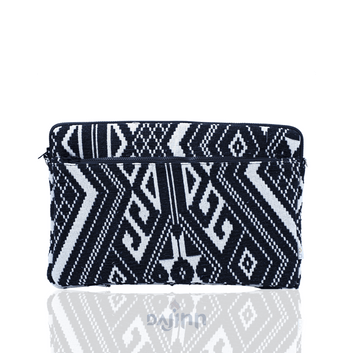 Dajinn Black Monochrome Pocket Laptop/Tablet Sleeve