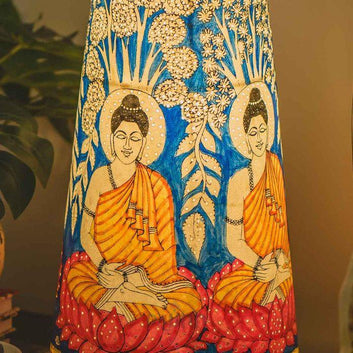 Buddha Leather Lamp