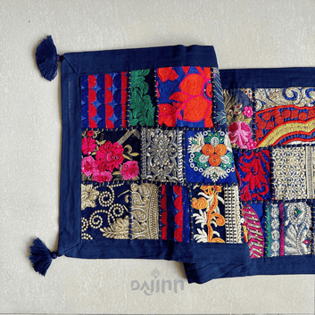 Blue Patchwork Runner