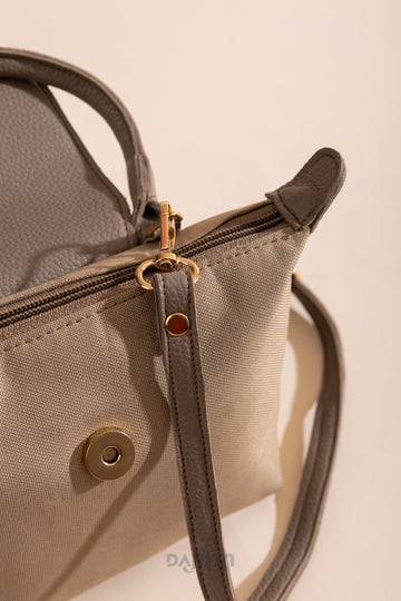Dajinn Petit Voyage Sling Bag- Almond