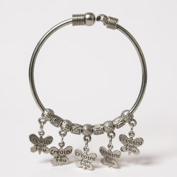Dajinn Aarzoo Collection Oxidized Brass Elegant Finish Bracelet for Women & Girls | Traditional Ethnic Indian Charm Kada with Danglers | Adjustable Antique Style Jewellery (Soul Charm Kada)