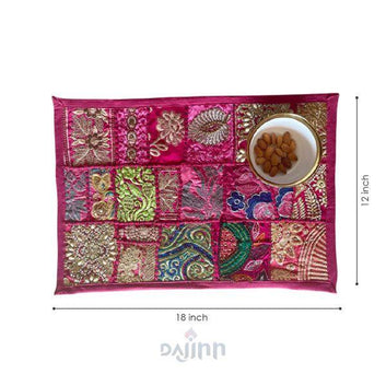 Pink Patchwork Table Mats (Set of 2)