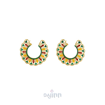 Dajinn Aamani Green Earrings