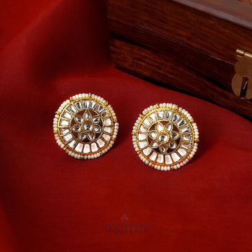 Dajinn Kirtana Gold And White Stud