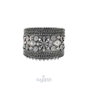 Dajinn Shalini Silver Oxidised Jewelry Gift Set