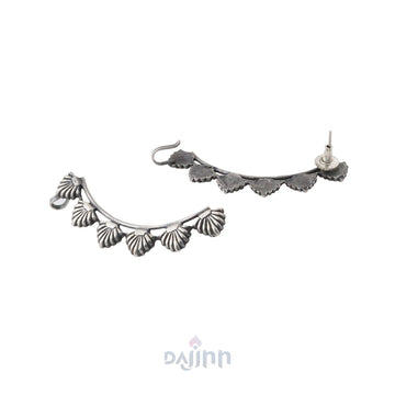 Dajinn Prisha Silver Oxidised Earcuff