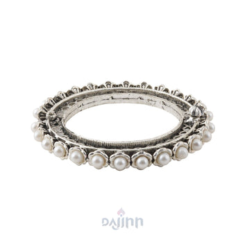Dajinn Aanika Silver Oxidised Bracelet