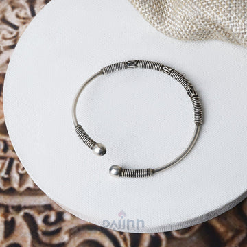 Dajinn Idaya Silver Oxidised Bracelet