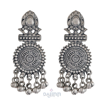Dajinn Yaami Silver Oxidised Earrings
