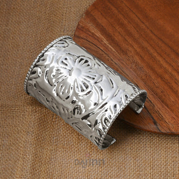 Dajinn Keerat Silver Oxidised Bracelet