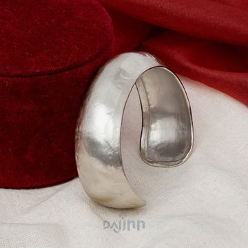 Dajinn Mayaana Silver Oxidised Cuff Bracelet