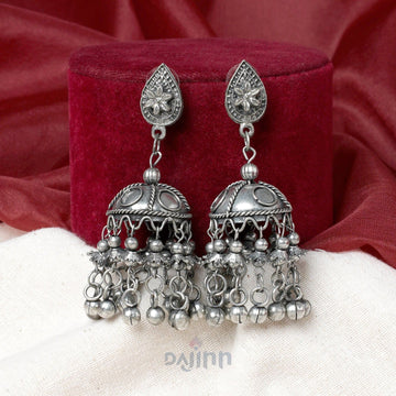 Dajinn Shobhana Oxidised Earrings