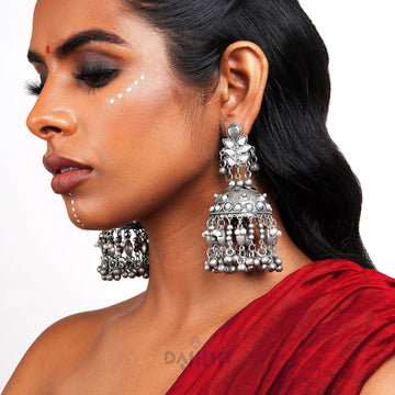 Dajinn Anupama Oxidised Earrings