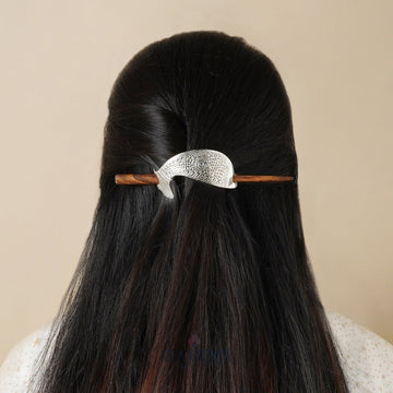 Dajinn Fatima Silver lossy Bun Stick