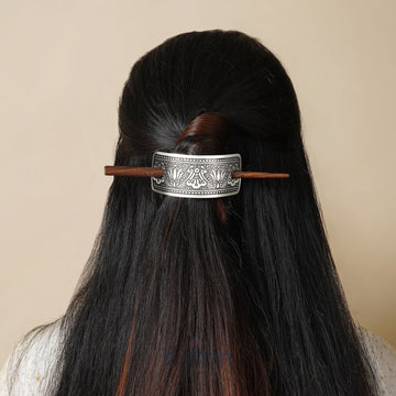 Dajinn Maryam Silver lossy Bun Stick