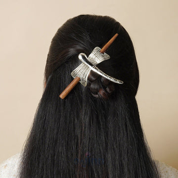 Dajinn Veda Silver lossy Bun Stick