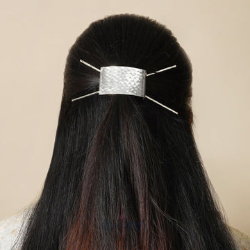 Dajinn Nithya Silver lossy Bun Stick