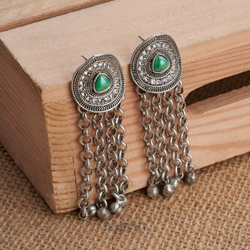Dajinn Kathani Silver Turquoise Earring