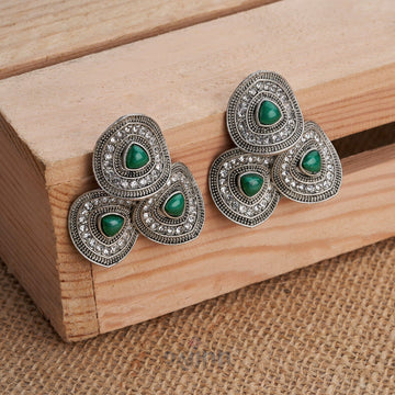 Dajinn Daya Silver Green Stud