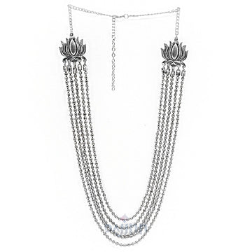 Dajinn Rakha Silver Oxidised Jewelry Gift Set