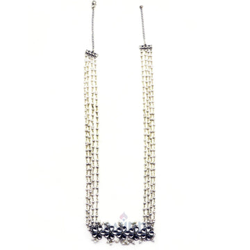 Dajinn Vyakhai Silver Oxidised Jewelry Gift Set