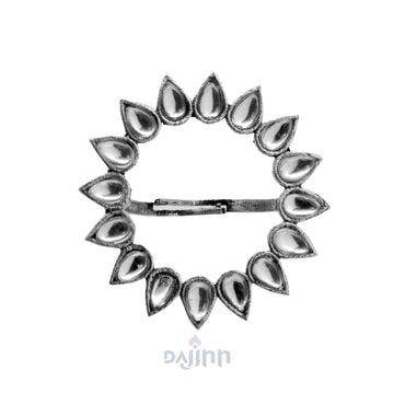 Dajinn Aneesha Silver Oxidised Jewelry Gift Set