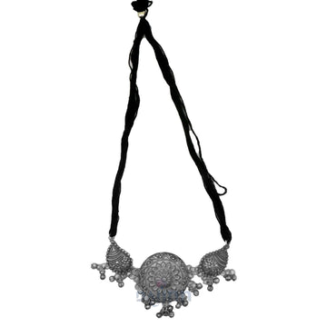 Dajinn Mili Silver Oxidised Jewelry Gift Set