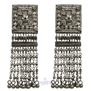 Dajinn Manogya Silver Oxidised Jewelry Gift Set