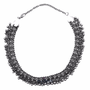 Dajinn Aakriti Silver Oxidised Jewelry Gift Set