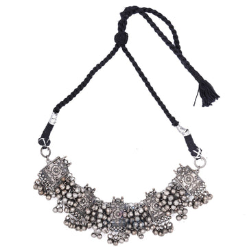 Dajinn Hemal Silver Oxidised Jewelry  Gift Set