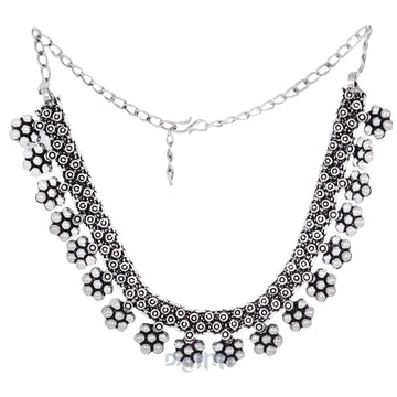 Dajinn Renu Silver Oxidised Jewelry Gift Set