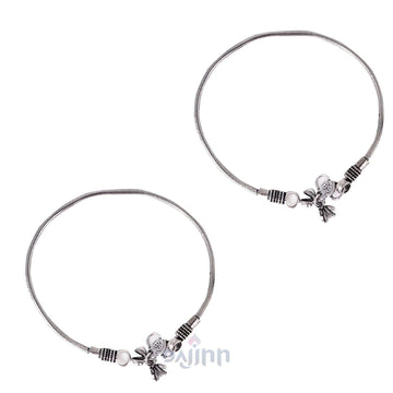 Dajinn Vishakha Set of Anklet and 3 Toe Rings