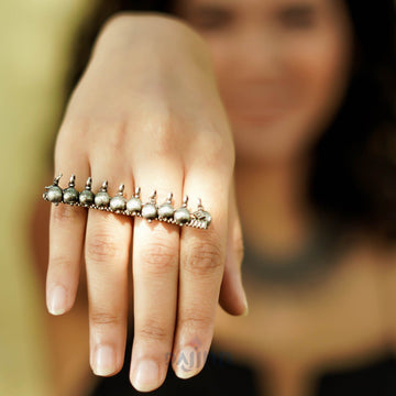 Dajinn Rua Antique Silver Polish Ring