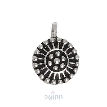 Dajinn Ria Silver Oxidised Nose Pin