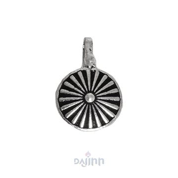 Dajinn Kiara Silver Oxidised Nose Pin