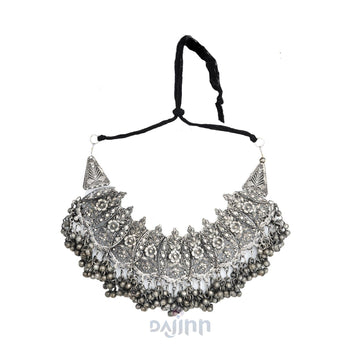 Dajinn Payal Silver Oxidised Jewelry Gift Set