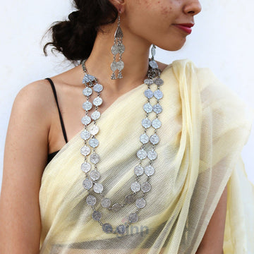 Dajinn Banjari Coin Layered Necklace Set