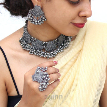Dajinn Jiera Choker Necklace Set