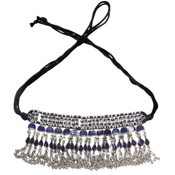 Dajinn AMUKHI BLUE SILVER OXIDISED JEWELRY GIFT SET