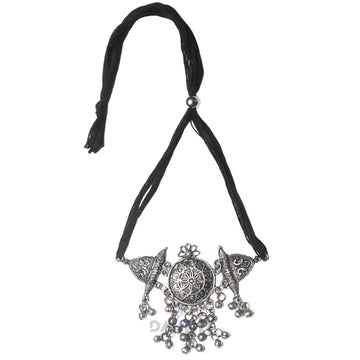 Dajinn Aloka Silver Oxidised Jewelry Gift Set