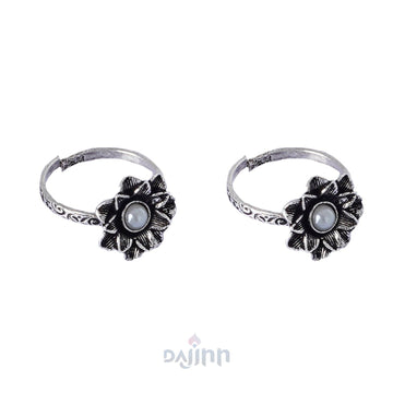 Dajinn Aindri Set of 3 Silver Toe Rings