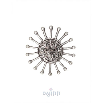 Dajinn Padnui Silver Oxidised Jewelry Gift Set