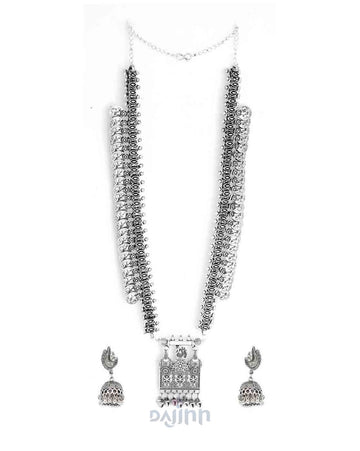 Dajinn Yamura Silver Oxidised Jewelry Gift Set