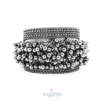 Dajinn Sapna Silver Oxidised Jewelry Gift Set