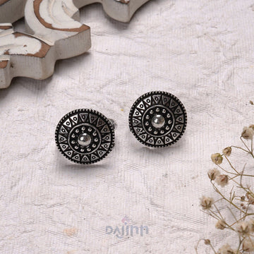 Dajinn Tashika Silver Oxidised Toe Rings