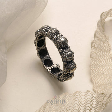 Dajinn Raviksha Silver Oxidised Bracelet