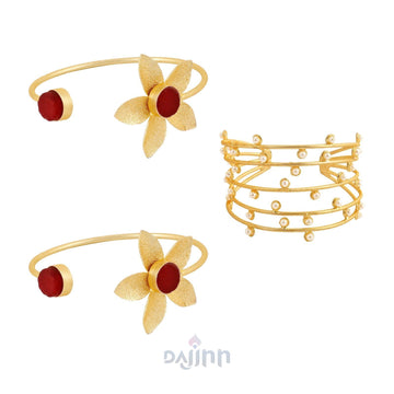 Dajinn Pramila Stacked Bracelet Set