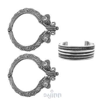 Dajinn Rubai  Stacked Bracelet Set