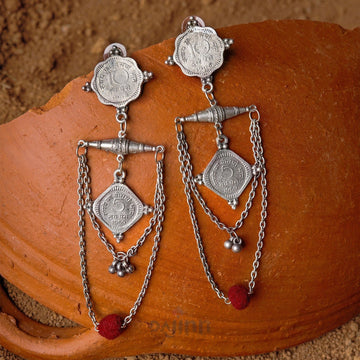 Dajinn Kshira Coin Earring