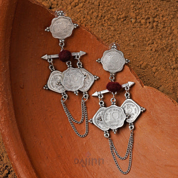 Dajinn Ashwa Coin Earring